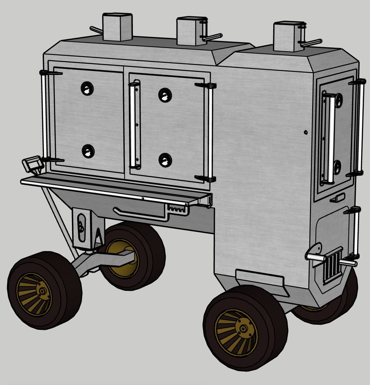 The Exodus 48in — Warming Cabinet + Off-Road Package