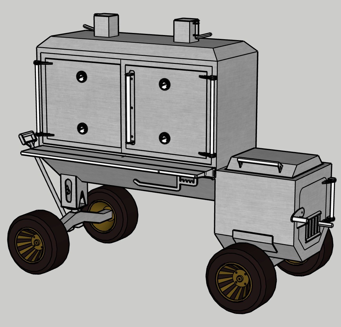 The Exodus 60in — Cowboy Firebox + Off-Road Package