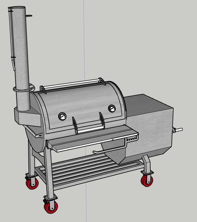 Genesis Offset — 36in — Square Firebox