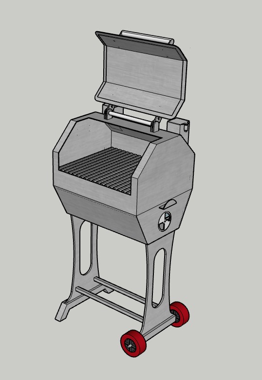 The Winston — Caster Cart (Lid Open)